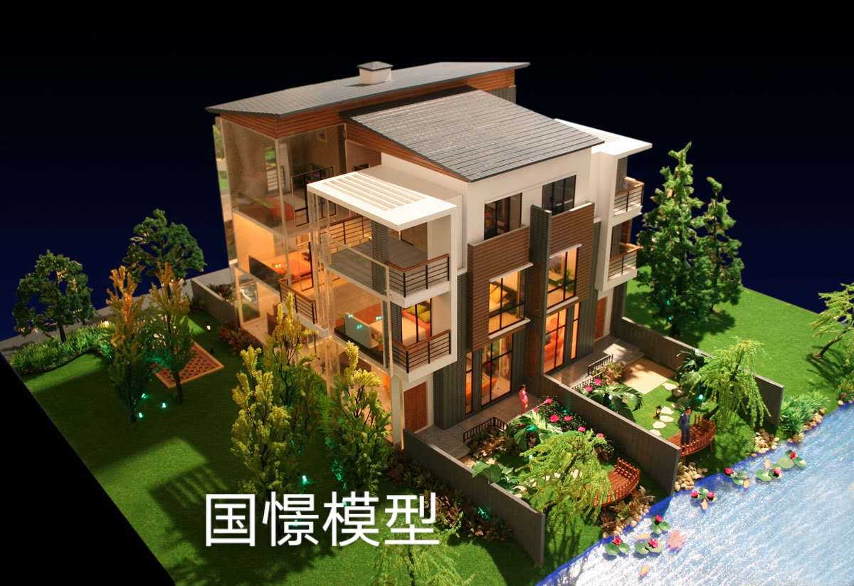 洪雅县建筑模型