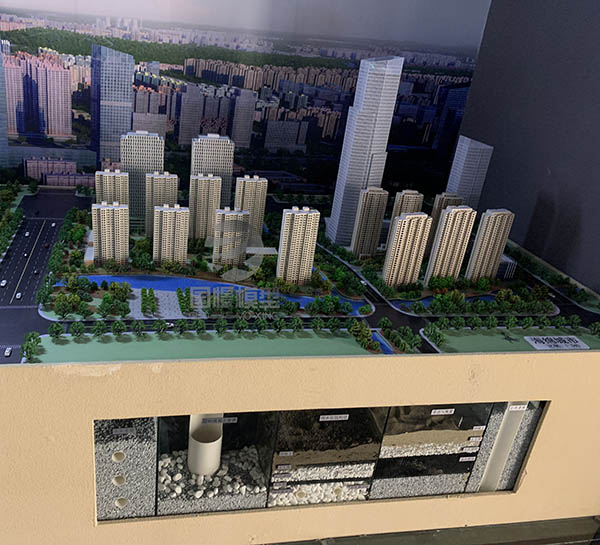 洪雅县建筑模型
